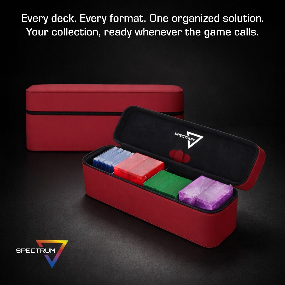 Prism Deck Case - Array- Red