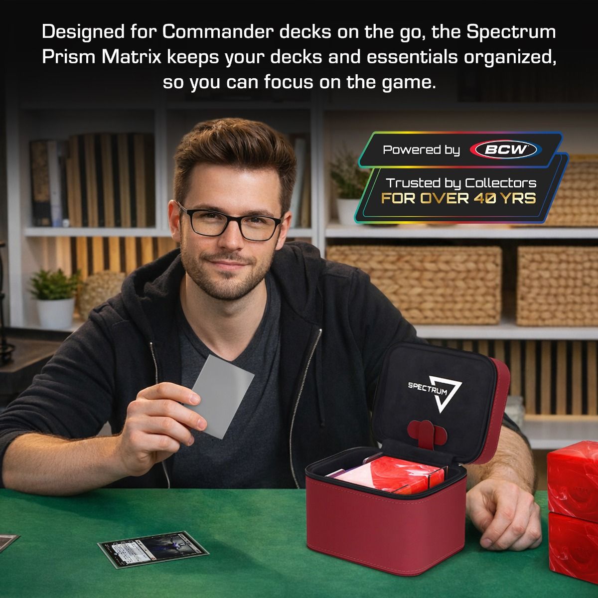 Prism Deck Case - Matrix - Red