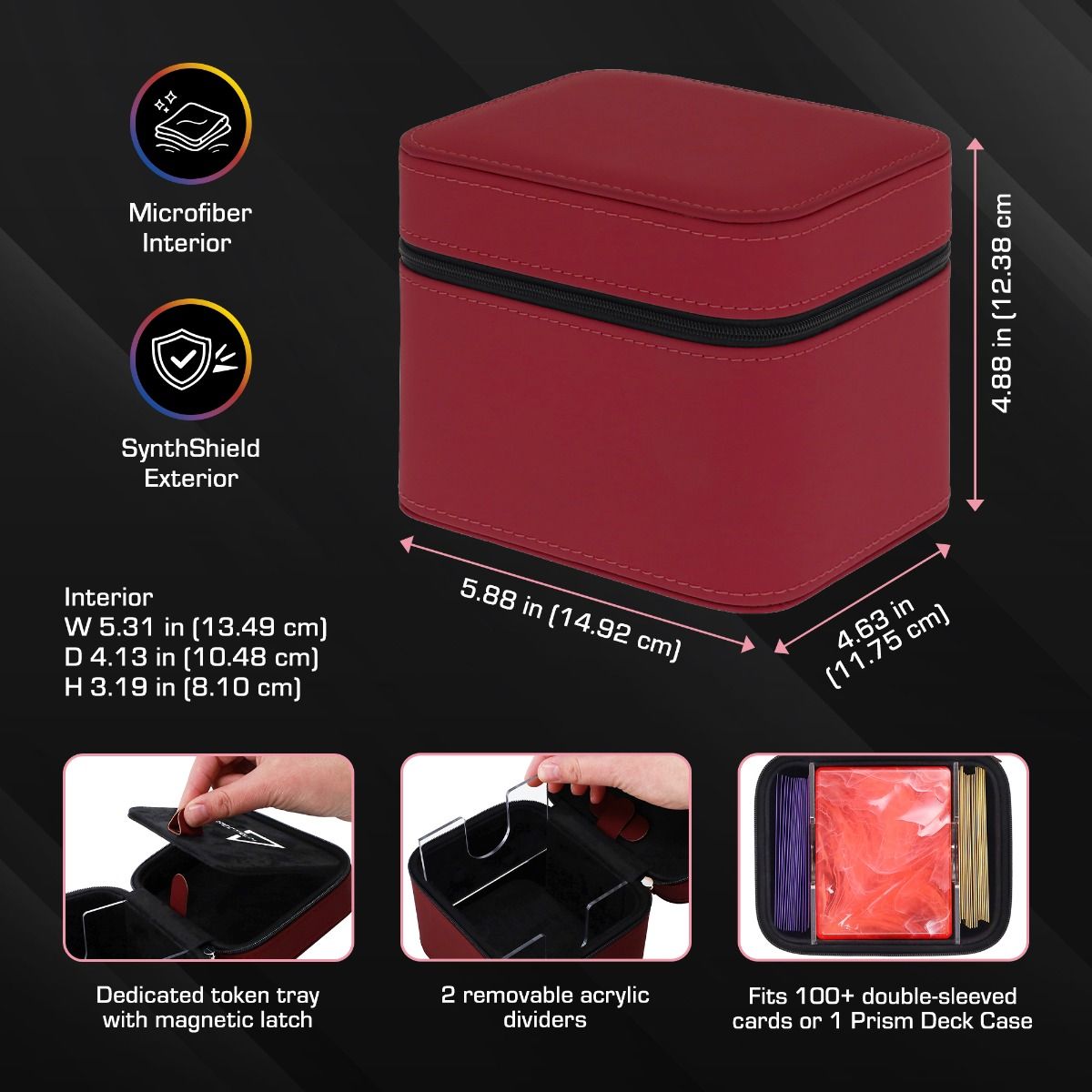 Prism Deck Case - Matrix - Red
