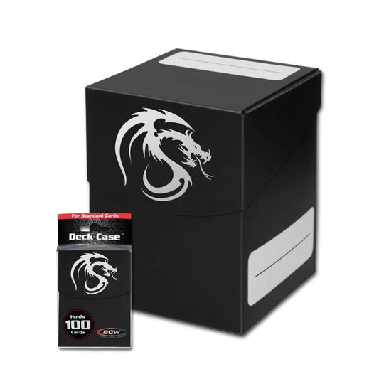 BCW Deck Large 100ct Case / Box - Black