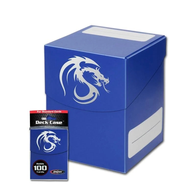 BCW Deck Large 100ct Case / Box - Blue