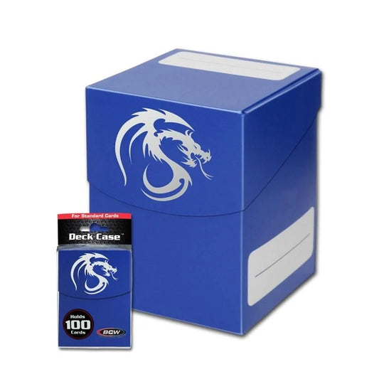 BCW Deck Large 100ct Case / Box - Blue