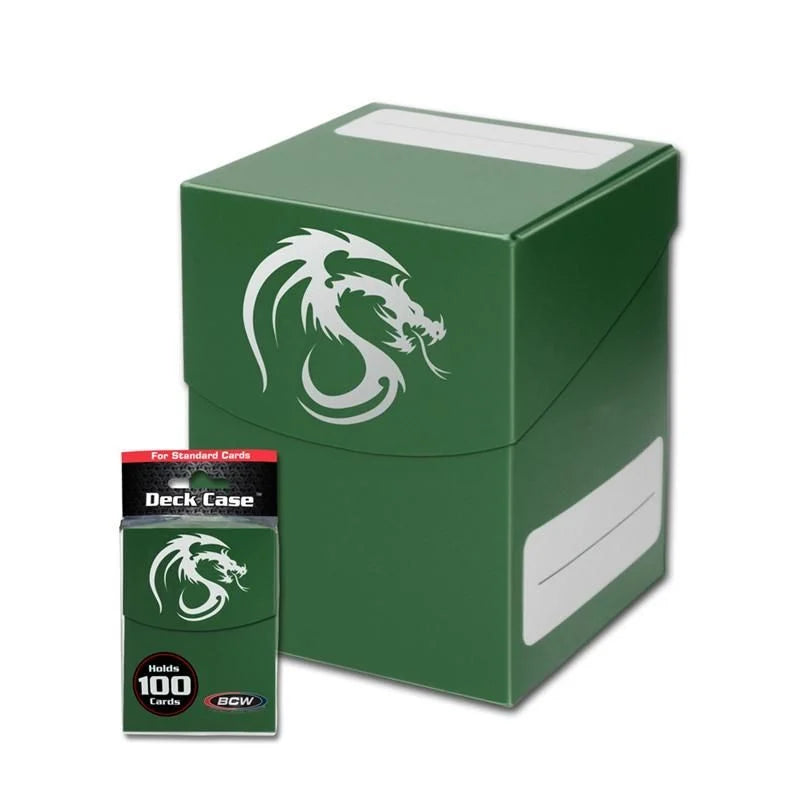 BCW Deck Large 100ct Case / Box - Green