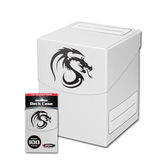 BCW Deck Large 100ct Case / Box - White