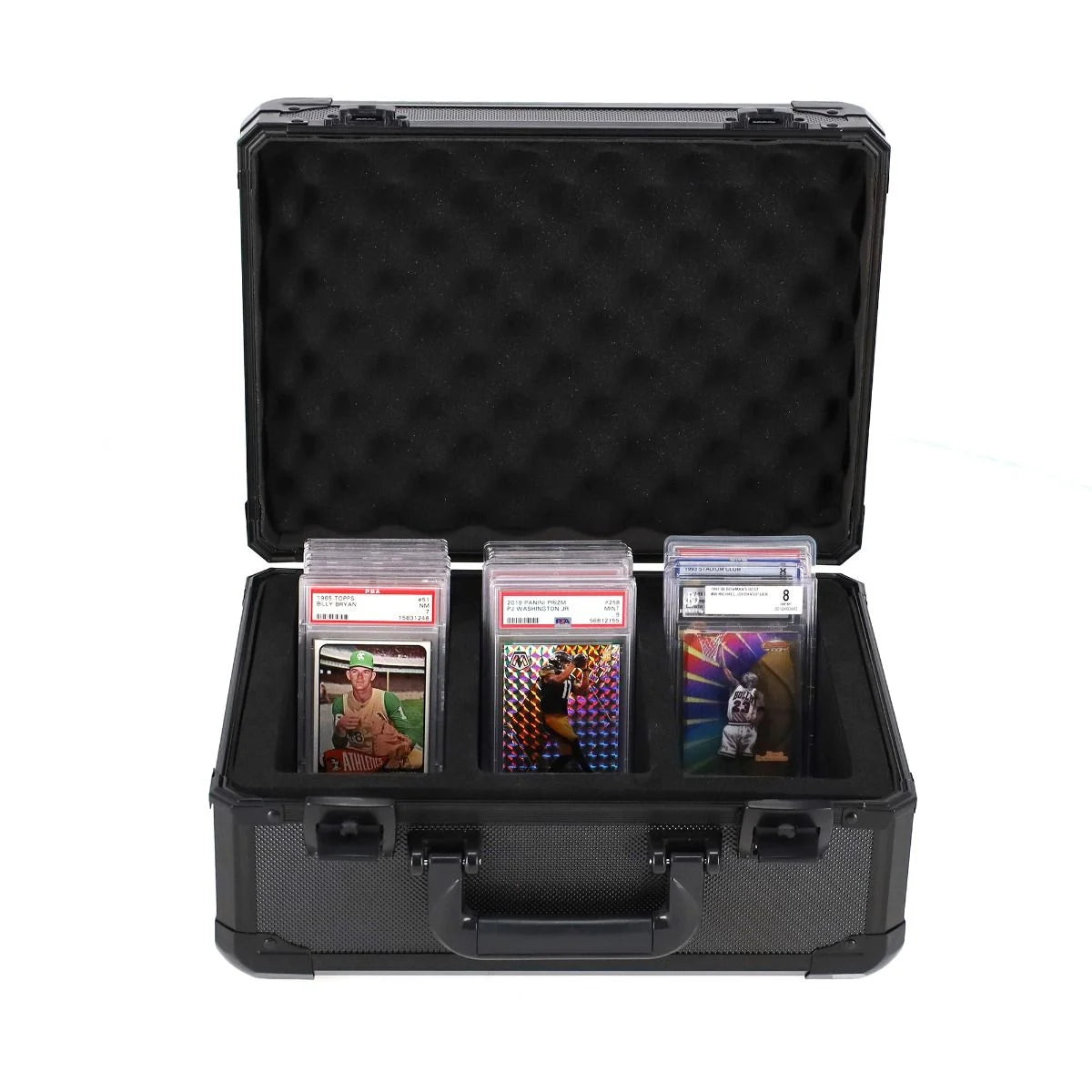 Graded Cards Locking / Latching Card Case - 3 Row