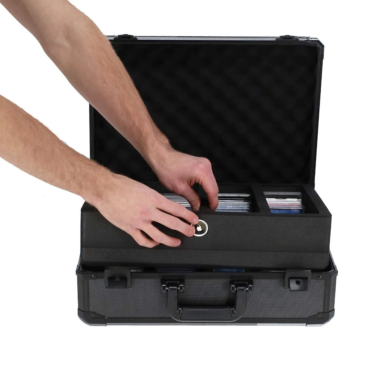 Graded Cards Locking / Latching Card Case - 4 Row