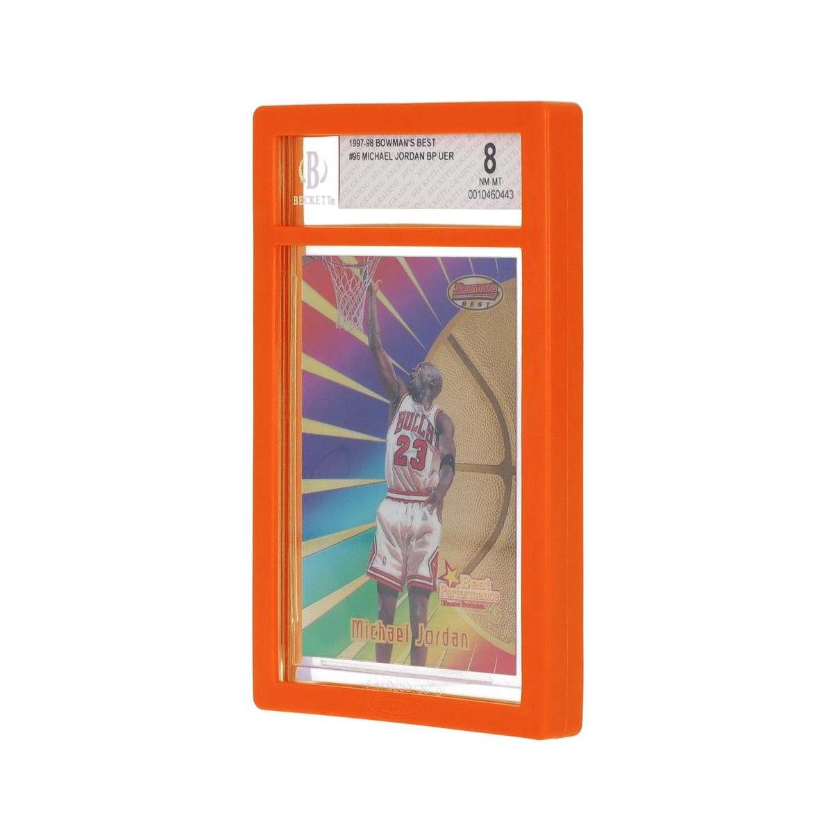 6 Pack of Slab Bumpers - BGS Beckett Card - Orange - BCW