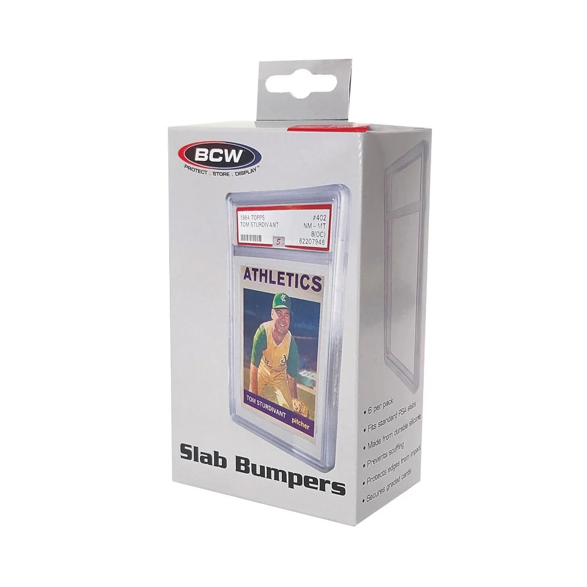 6 Pack of Slab Bumpers - PSA Card - CLEAR - BCW