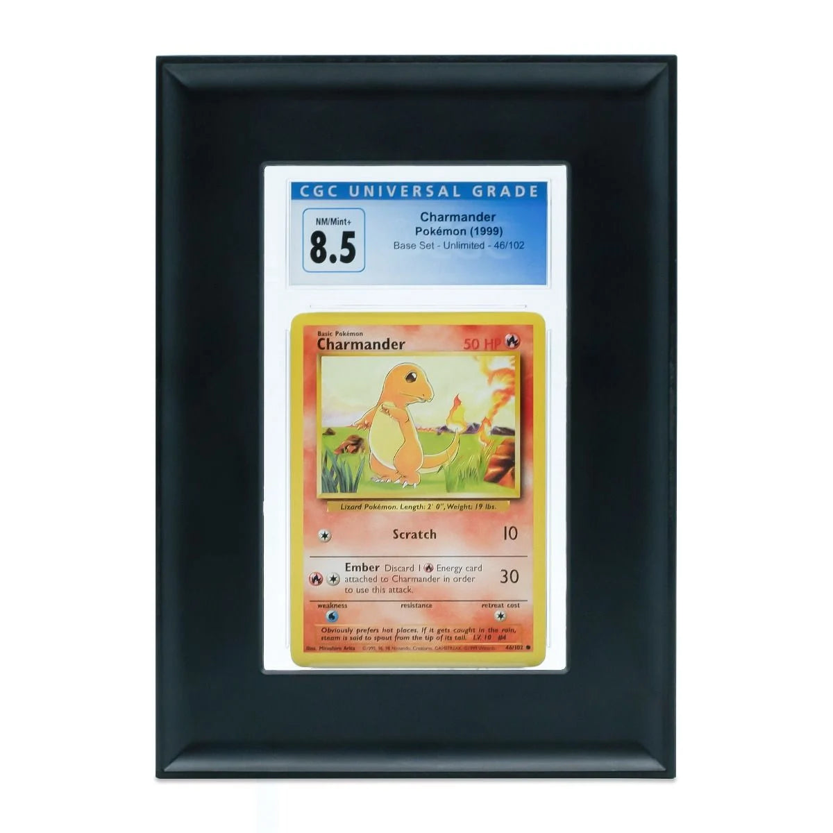 Interlocking Graded Card Frames - Black