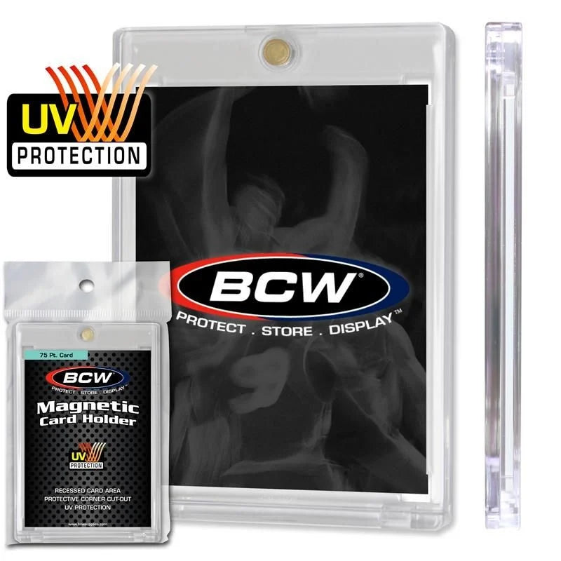 One Touch Magnetic Card Holders 75Pt - BCW