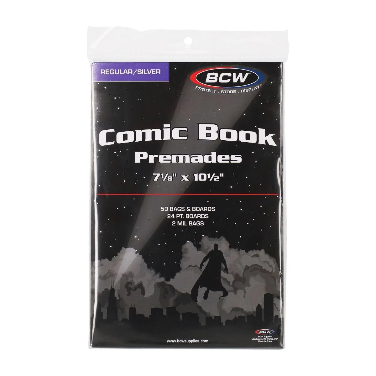 Premade® Silver Comic Bag and Board - BCW