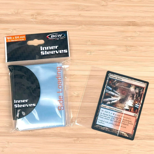 Side Loading Clear Inner Sleeves  BCW 100 Pack