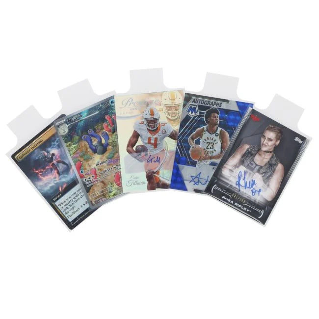Tabbed Soft Sleeves Standard 100 pack -(AKA Penny Sleeves with pull tab ) BCW