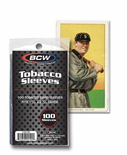 Soft Sleeves TOBACCO 100 pack -(AKA Penny Sleeves) BCW