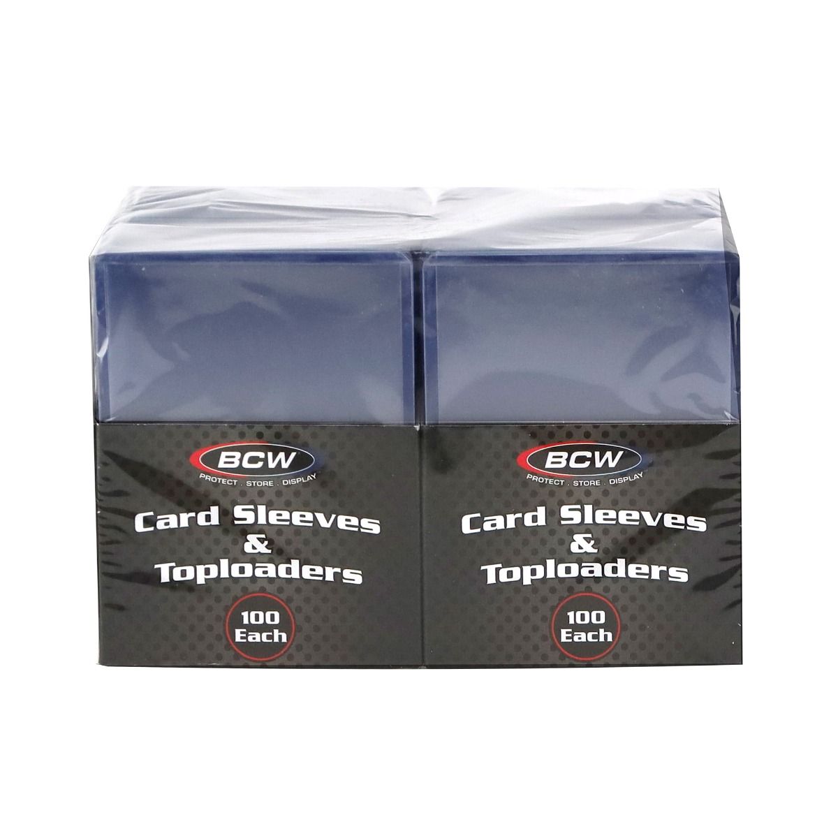 BCW 200 Count Card Sleeve and Toploader Combo Pack