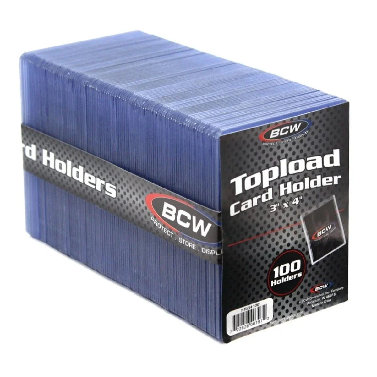 35pt Standard 3x4 Card Toploaders  - 1000 Pack - BCW