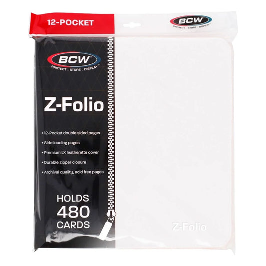 Z-Folio 12-Pocket Album BCW - White