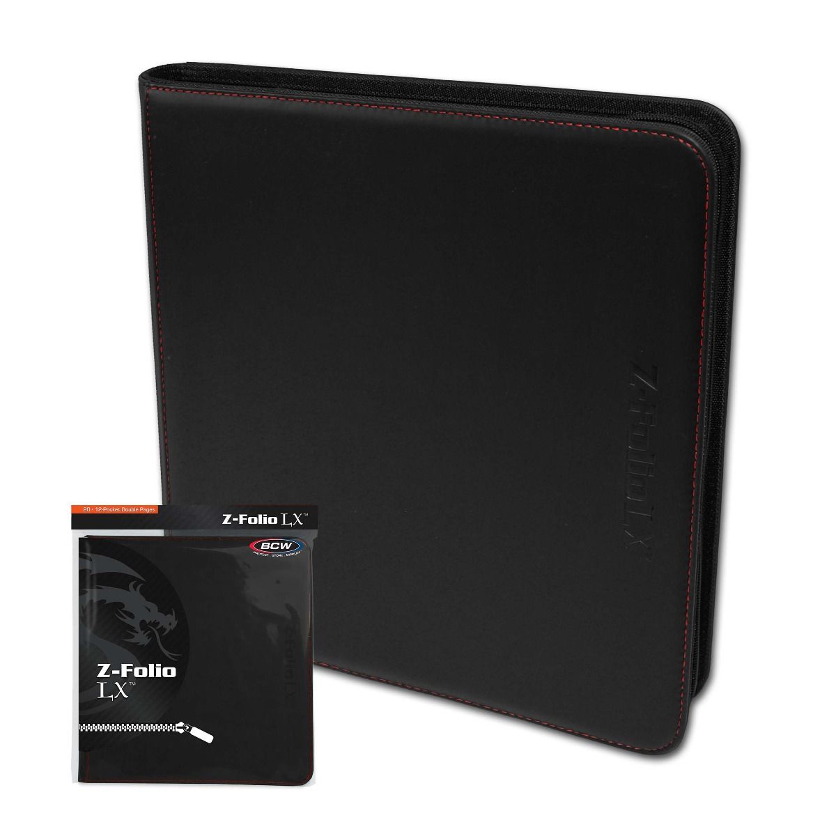 Z-Folio 12-Pocket LX Album BCW - Black