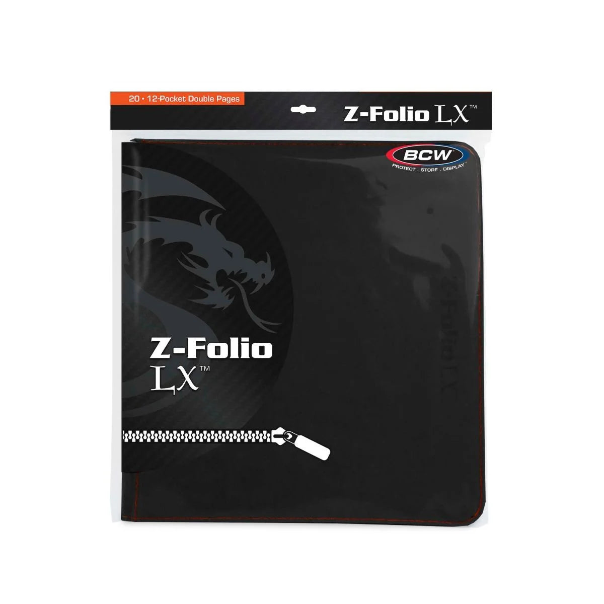 Z-Folio 12-Pocket LX Album BCW - Black