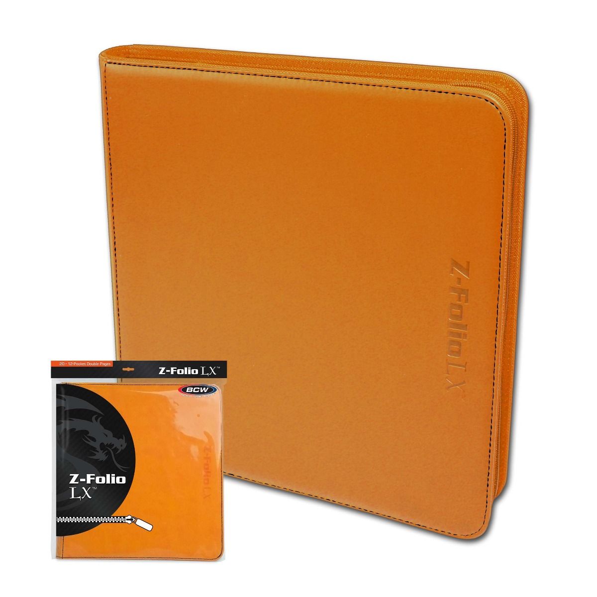 Z-Folio 12-Pocket LX Album BCW - Orange