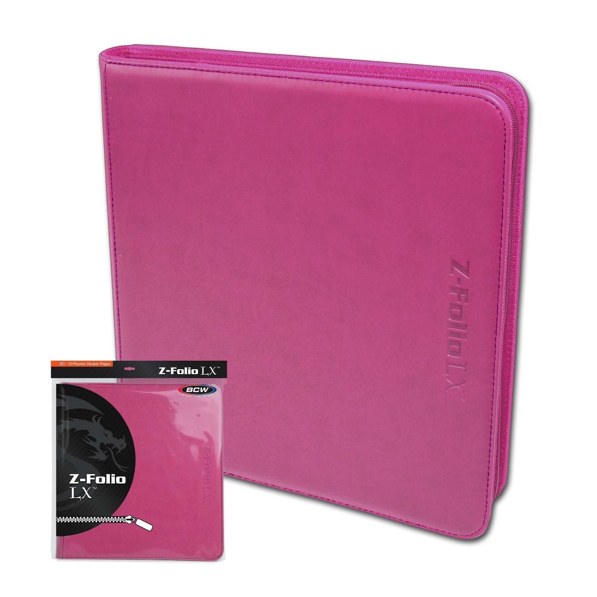 Z-Folio 12-Pocket LX Album BCW - Pink