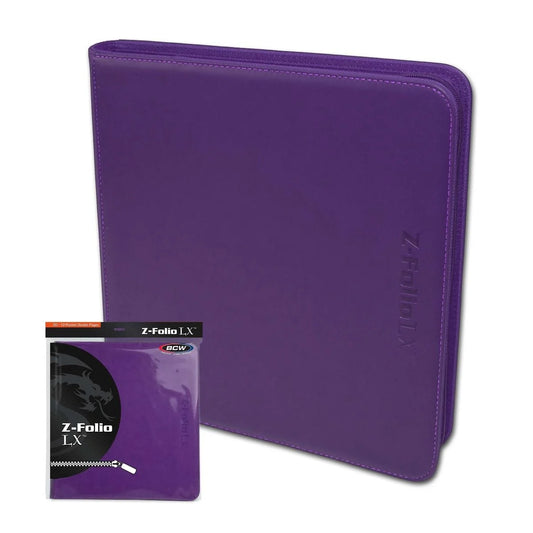 Z-Folio 12-Pocket LX Album BCW - Purple