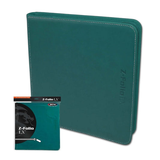 Z-Folio 12-Pocket LX Album - BCW - Teal