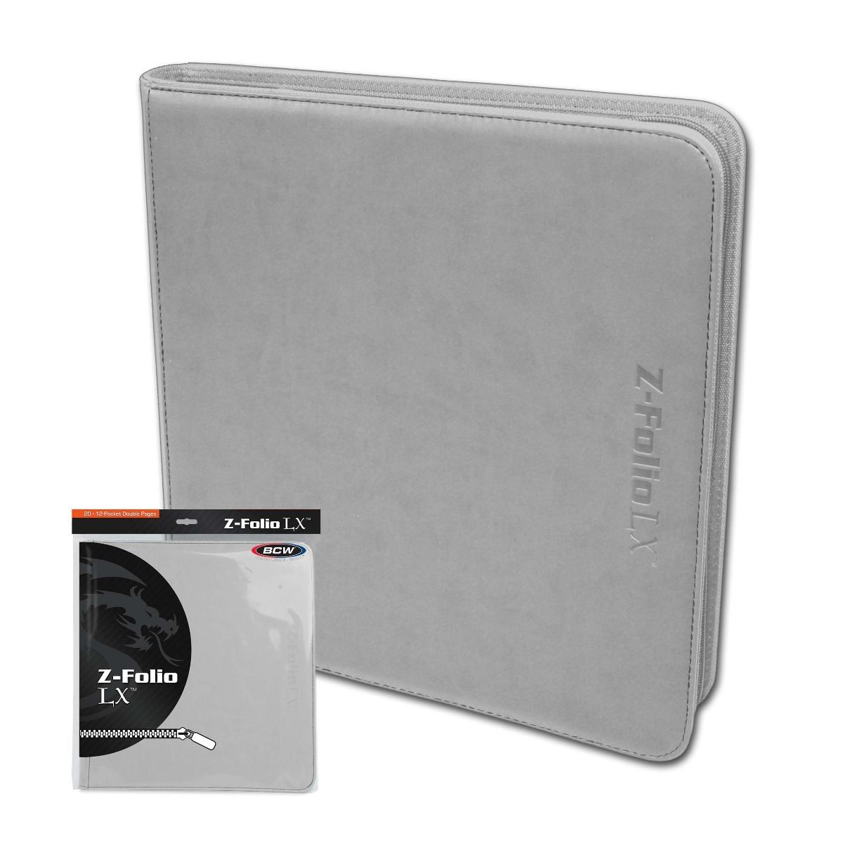 Z-Folio 12-Pocket LX Album BCW - White