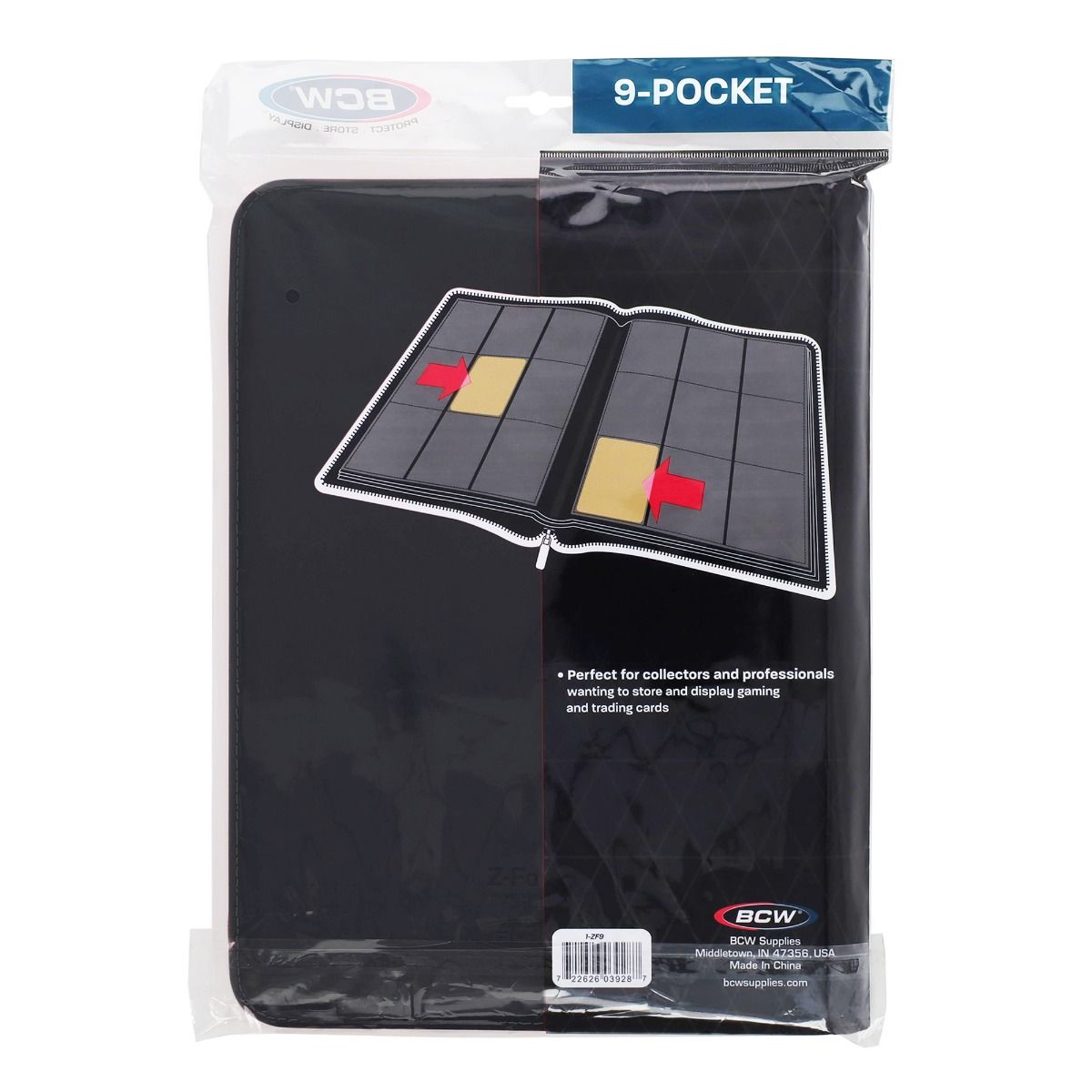 Z-Folio 9-Pocket LX Album - Black BCW Binder