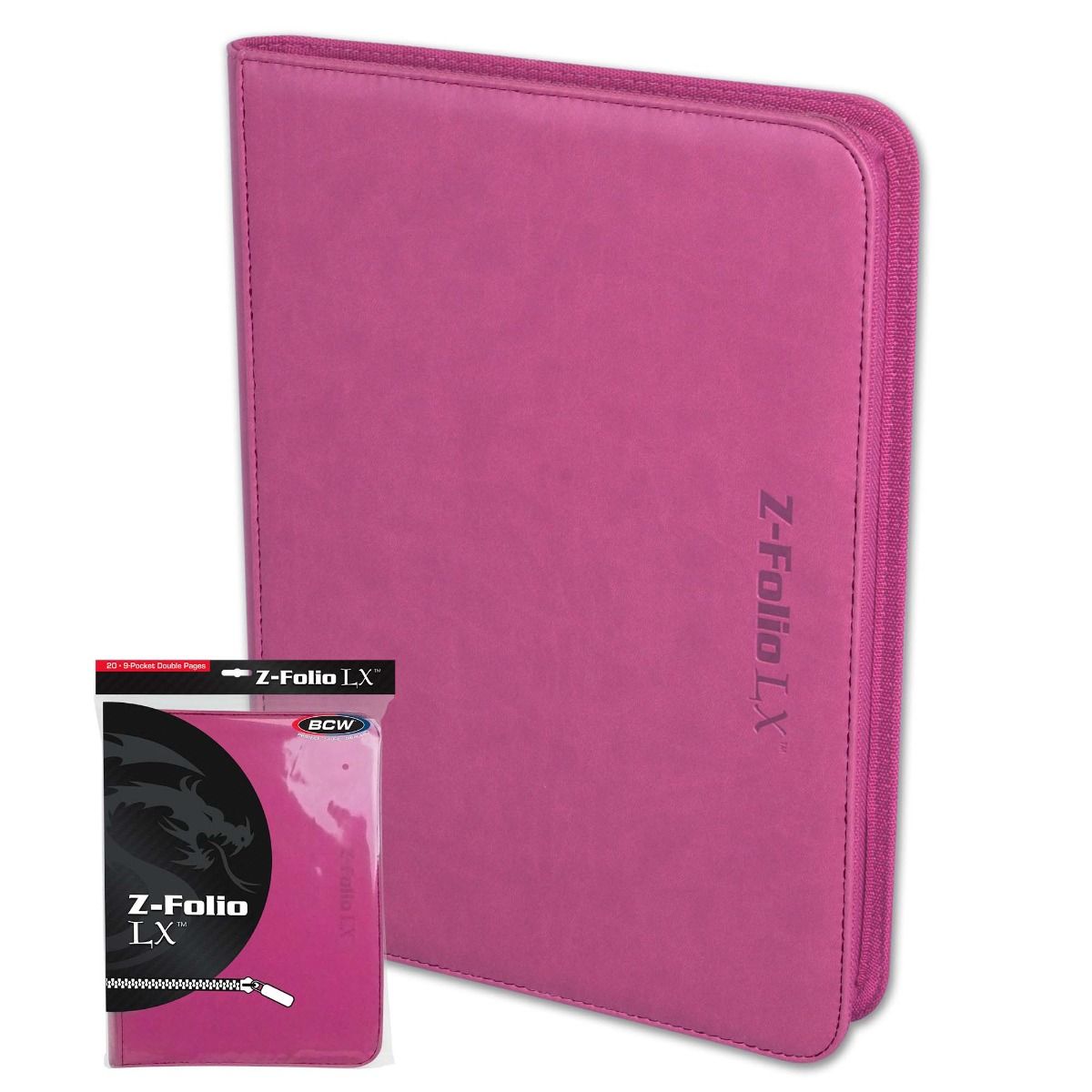 Z-Folio 9-Pocket LX Album - Pink