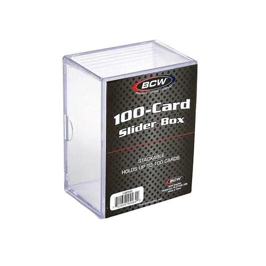 Slider Plastic Storage Box 100 card - BCW