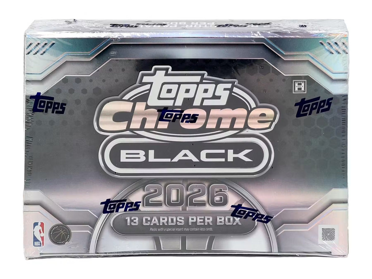 2025-26 NBA Topps Chrome Black Basketball Hobby Box