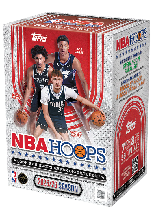 2025-26 Topps NBA Hoops Basketball Value Blaster Box