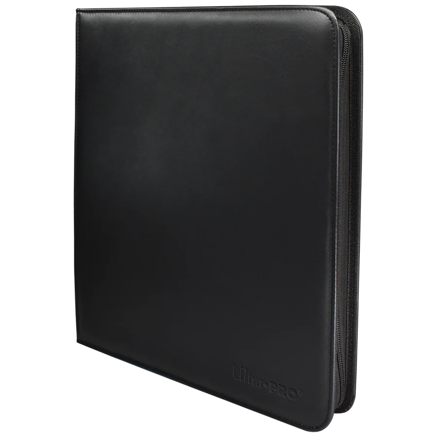 Ultra Pro - VIVID Black  12 Pocket zippered Pro-Binder - Holds 480 Cards