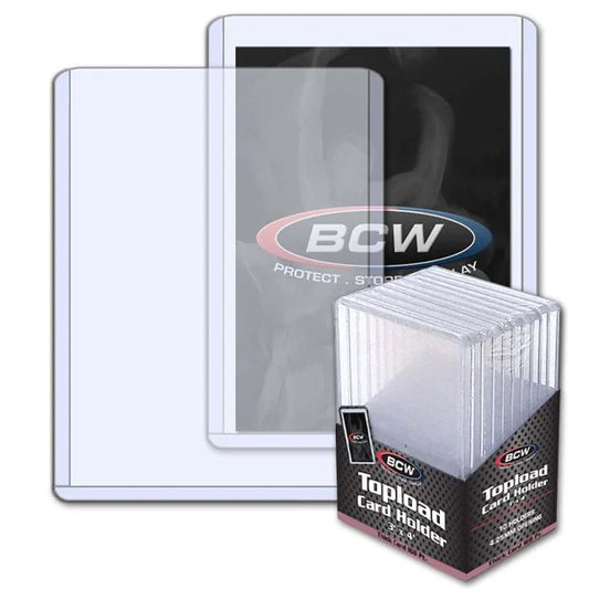 168pt  Card Toploaders  - 10 Pack - BCW