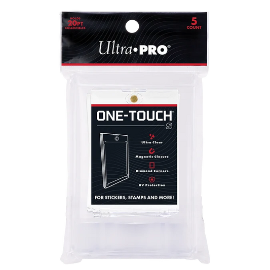 ONE-TOUCH® S Magnetic Holder (5ct) Holds stickers, photos and more sized 49mm x 65mm up to 20PT thickness
