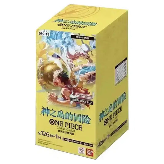 Japanese - One Piece Card Game - ADVENTURE ON THE ISLAND OF THE GODS Booster Box OP-15
