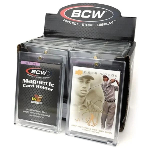 One Touch Magnetic Card Holders - 180Pt Case of 120 - BCW