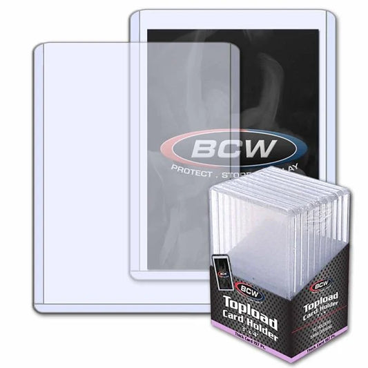 197pt  Card Toploaders  - 10 Pack - BCW