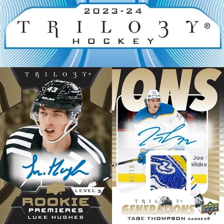 2023-24 UD TRILOGY  Hockey Hobby Box