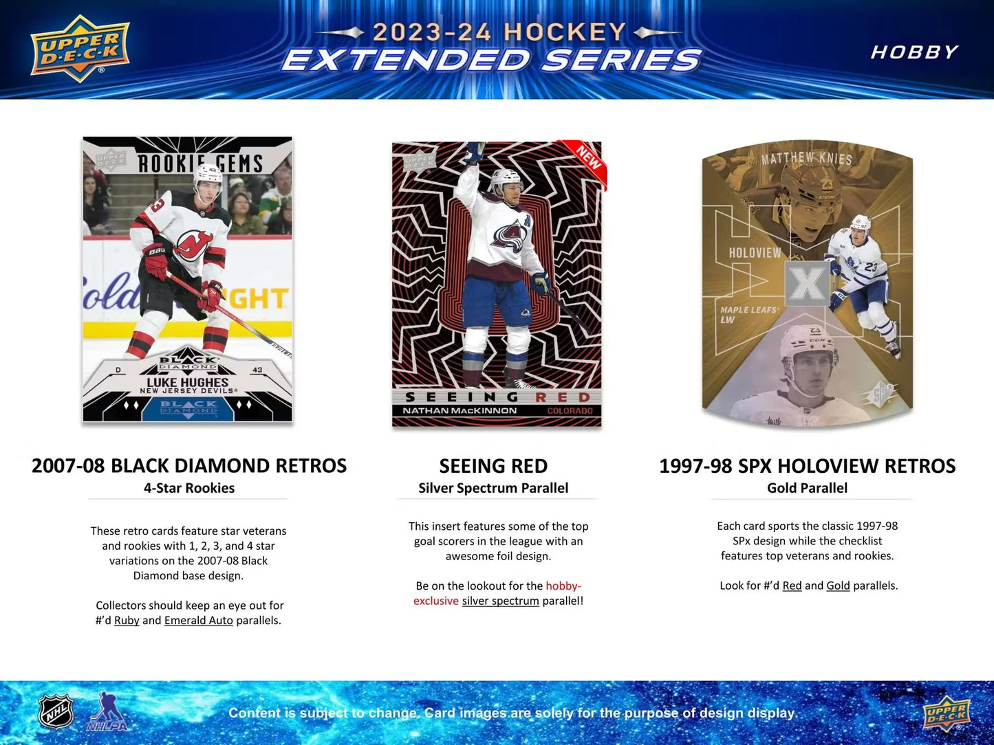 2023-24 Upper Deck Series Extended Hockey Hobby Box