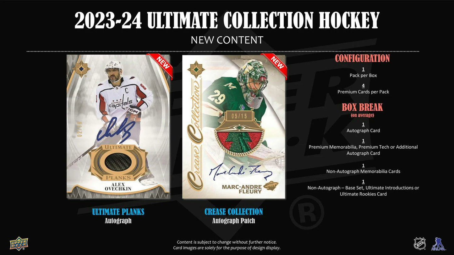 2023-24 Ultimate Collection Hockey Hobby Box