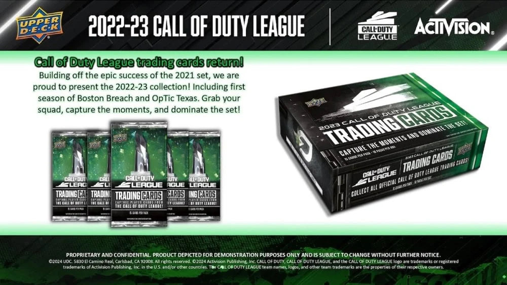 2023 Upper Deck CALL OF DUTY LEAGUE Hobby Box