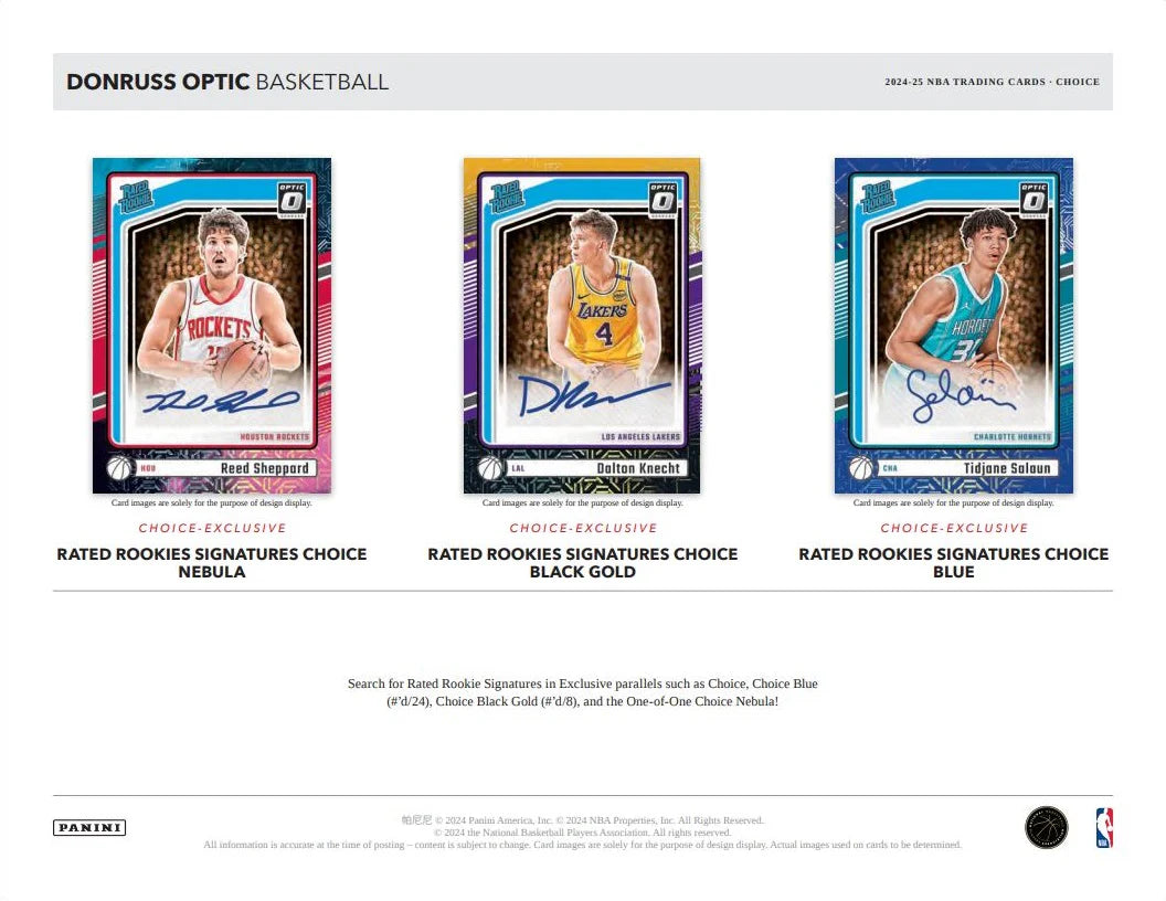 2024-25 NBA Panini Donruss Optic Choice  Basketball Box