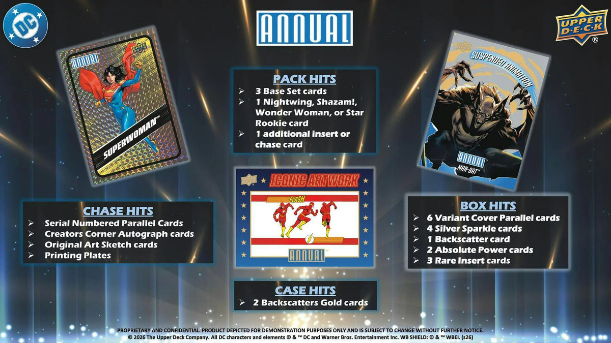 2024-25 Upper Deck DC Annual Hobby Box