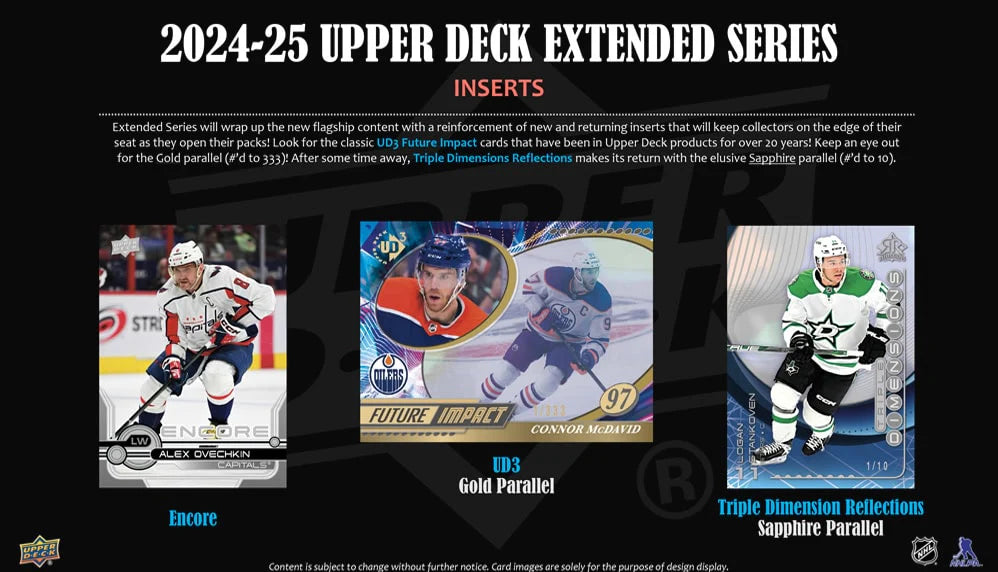 2024-25 Upper Deck UD Extended Series  Hockey Hobby Box