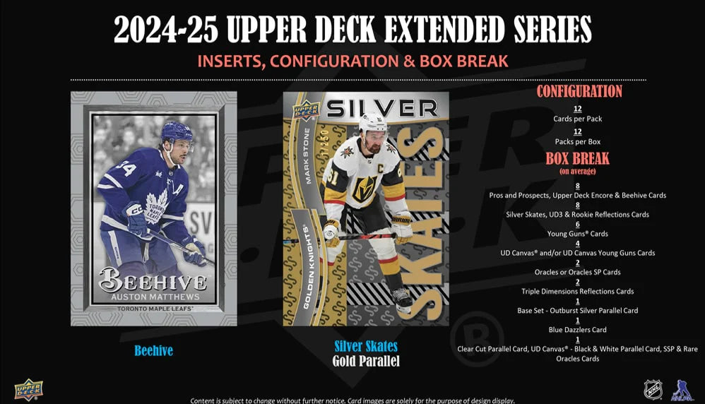 2024-25 Upper Deck UD Extended Series  Hockey Hobby Box