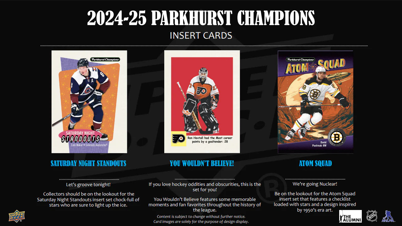 2024-25 Parkhurst Champions Hockey Hobby Box