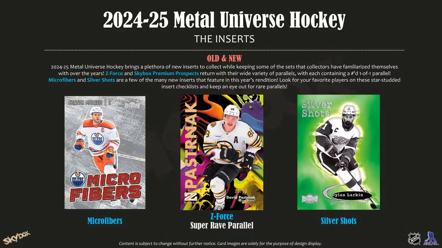 2024-25  SkyBox Metal Universe Hockey Hobby Box