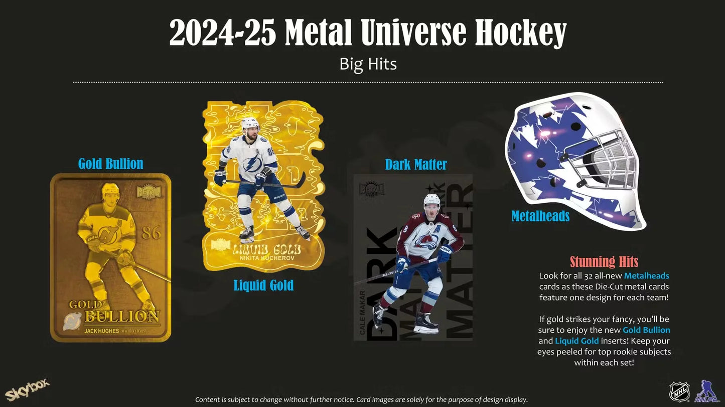 2024-25  SkyBox Metal Universe Hockey Hobby Box